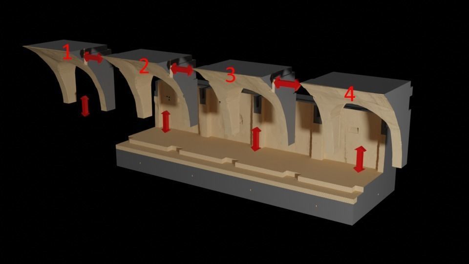 Jabbas Throne Room - Set 3 - Hangouts Area  1-18 scale Kenner 3D print model_14