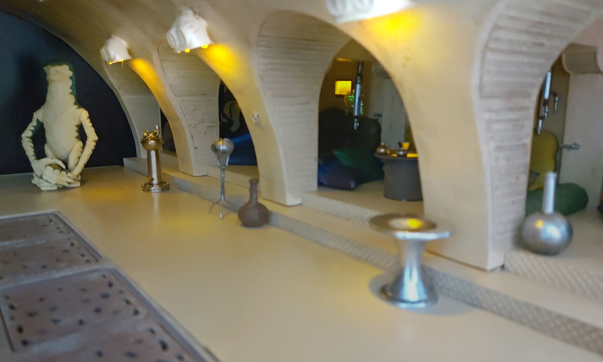 Jabbas Throne Room - Set 3 - Hangouts Area  1-18 scale Kenner 3D print model_20