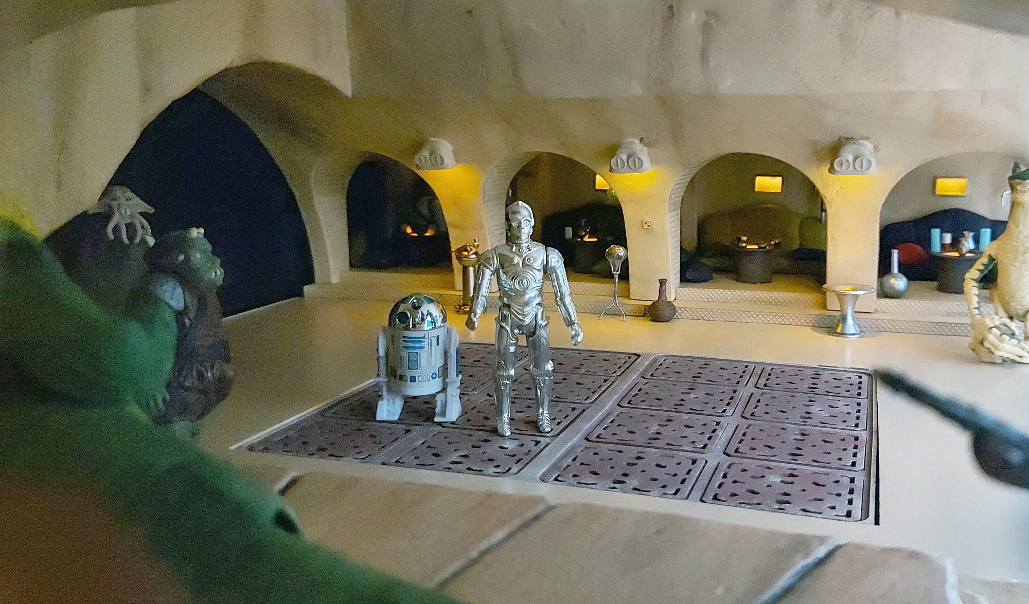 Jabbas Throne Room - Set 3 - Hangouts Area  1-18 scale Kenner 3D print model_23