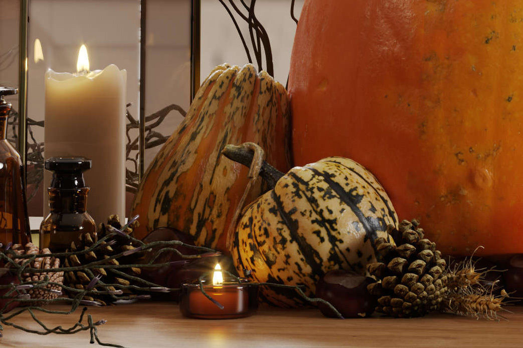 Realistic Small Squash Pumpkin - Scanned 3D model_1