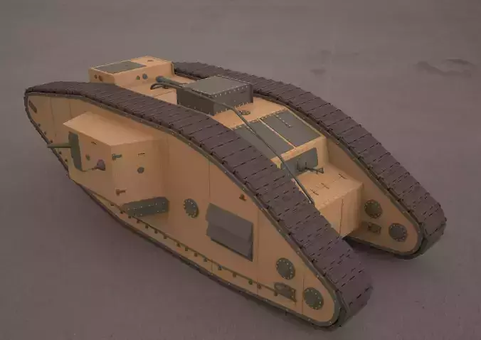 Mark V tank 3d model