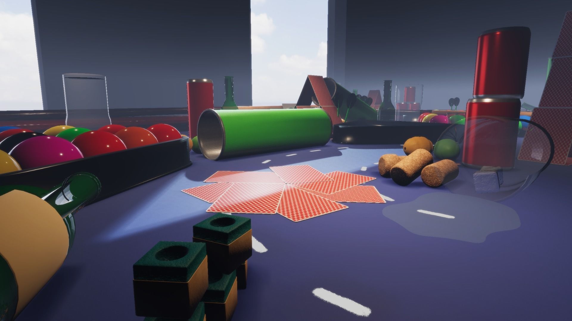 Micro Race Track Vol 1 For Unreal And Unity Low-poly 3D model_25