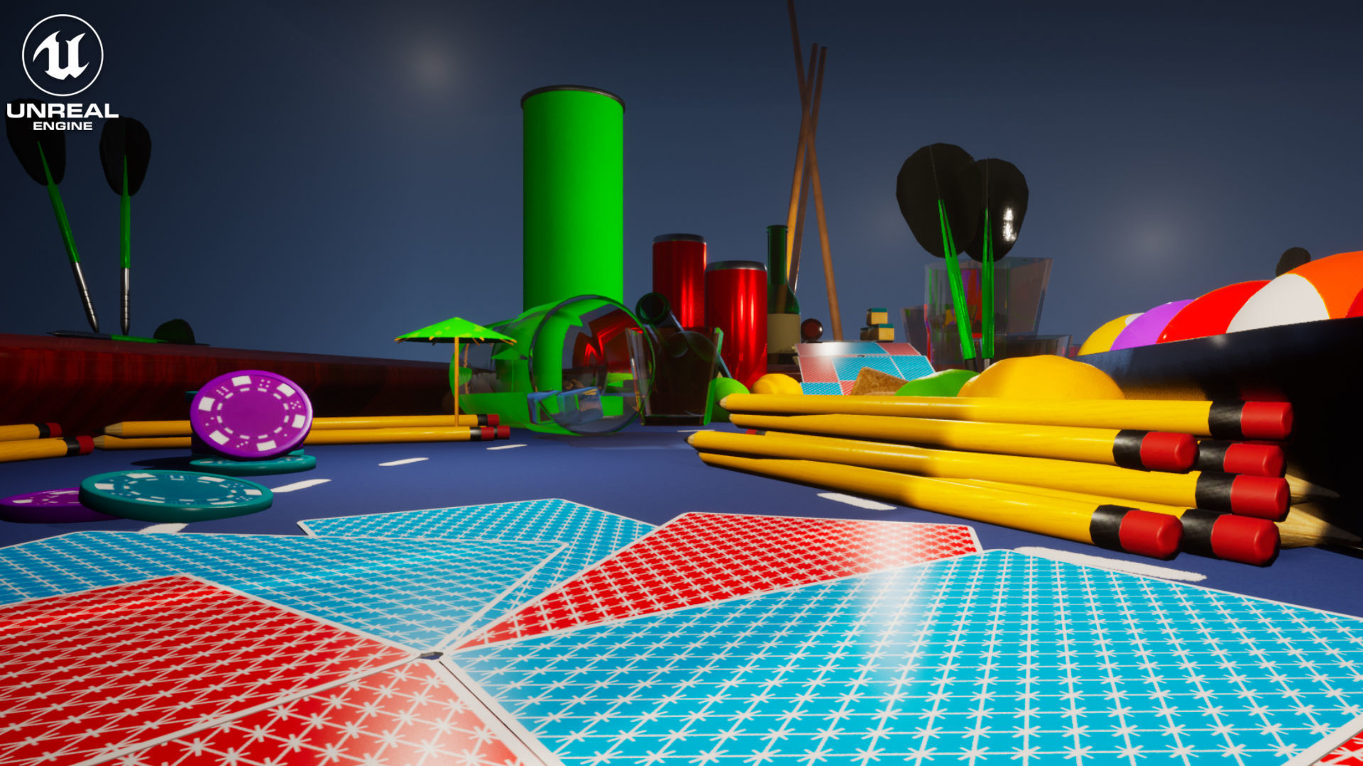 Micro Race Track Vol 1 For Unreal And Unity Low-poly 3D model_4