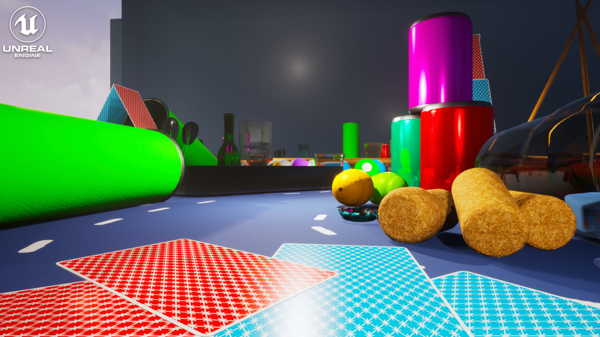 Micro Race Track Vol 1 For Unreal And Unity Low-poly 3D model_11