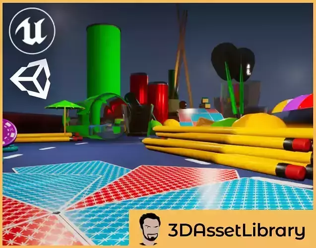 Micro Race Track Vol 1 For Unreal And Unity