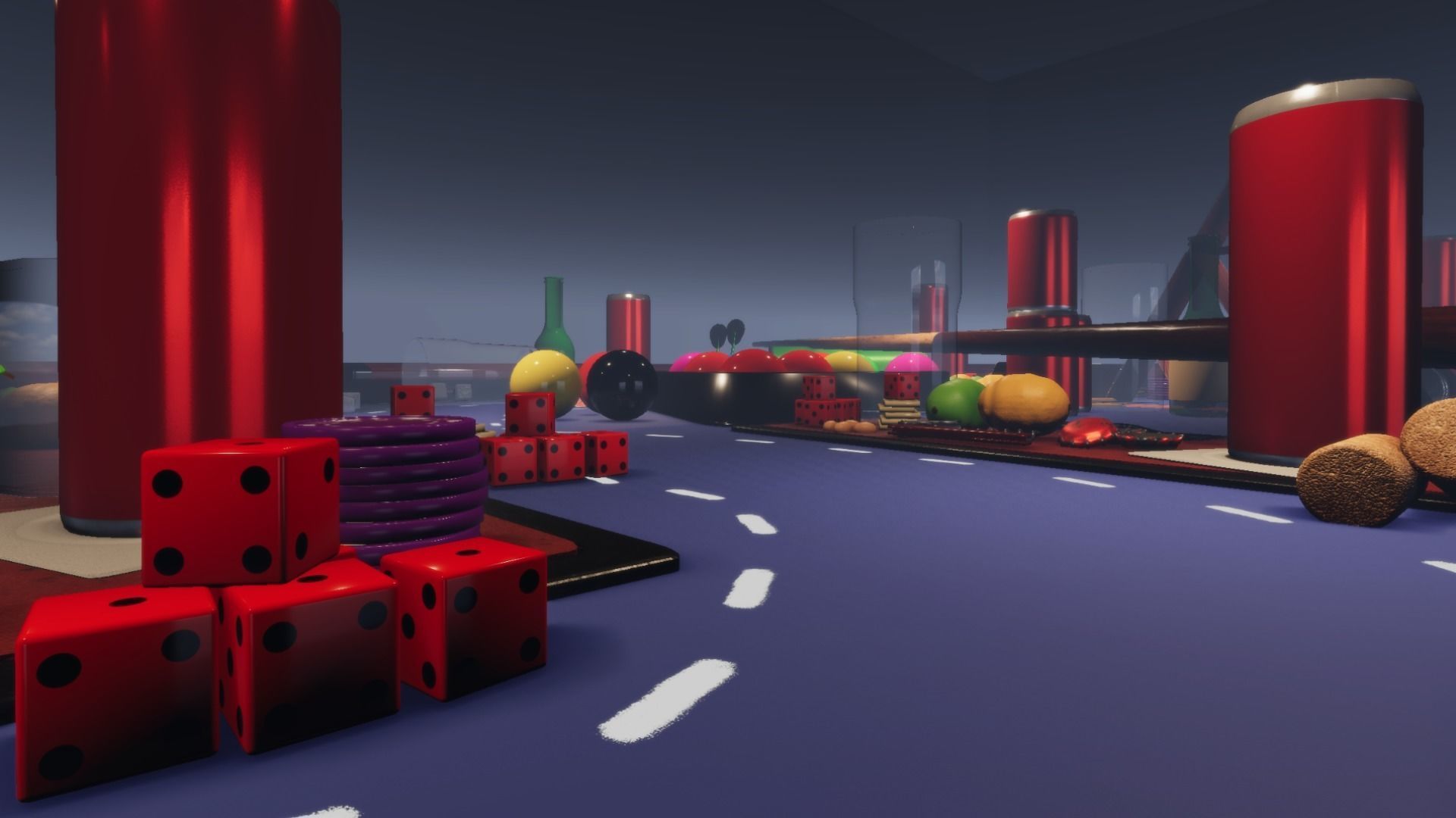 Micro Race Track Vol 1 For Unreal And Unity Low-poly 3D model_22