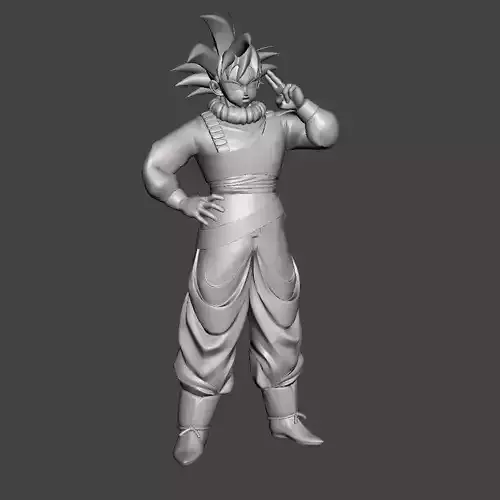 Son Goku Yadrat 3D Model