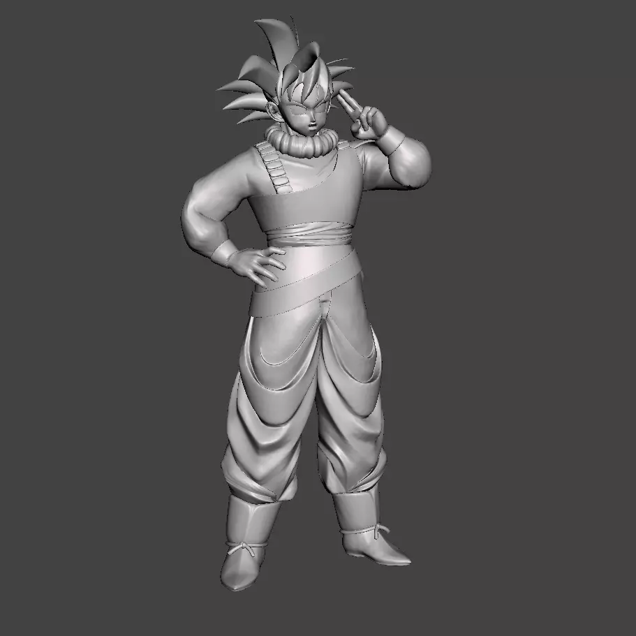 Son Goku Yadrat 3D Model 3D print model_0