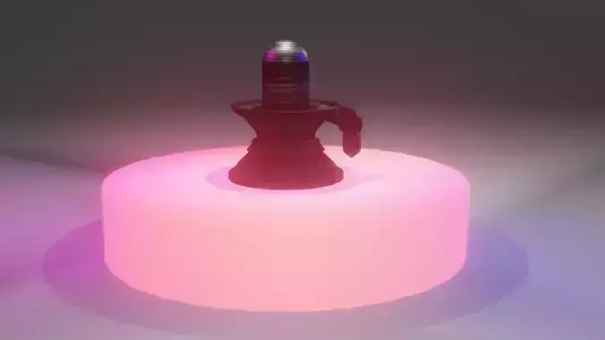 SHIVALINGAM lamp with light