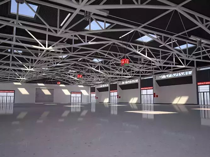 Exhibition Hall interior and exterior 25