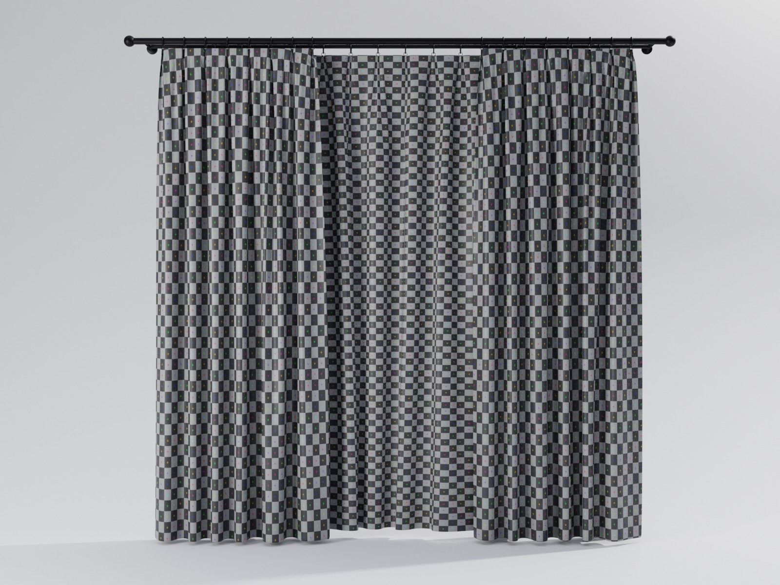 Curtains 02 collection 1 3D model_5