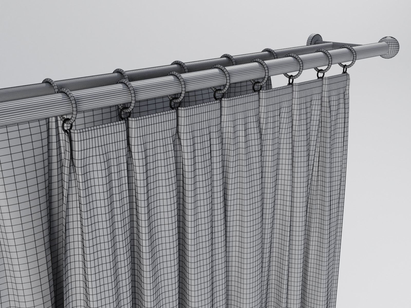 Curtains 02 collection 1 3D model_7