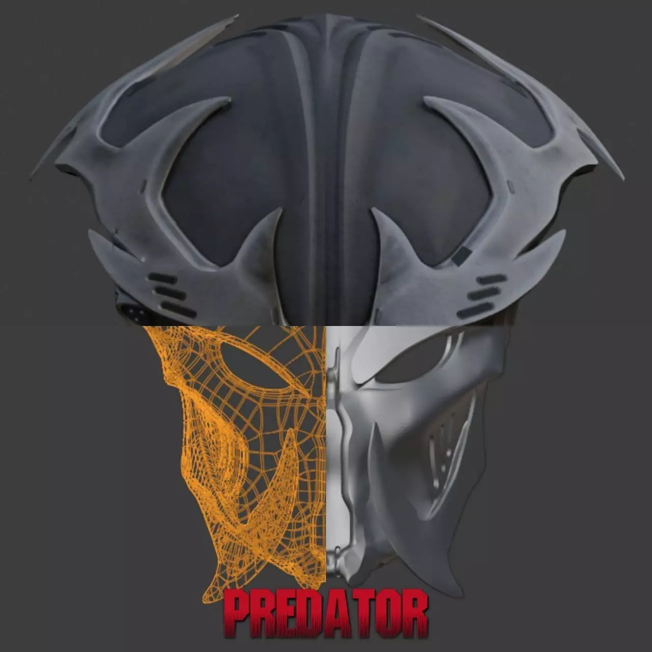 Predator mask - ARTHOS 3D print model_0