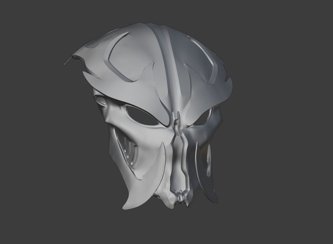 Predator mask - ARTHOS 3D print model_7
