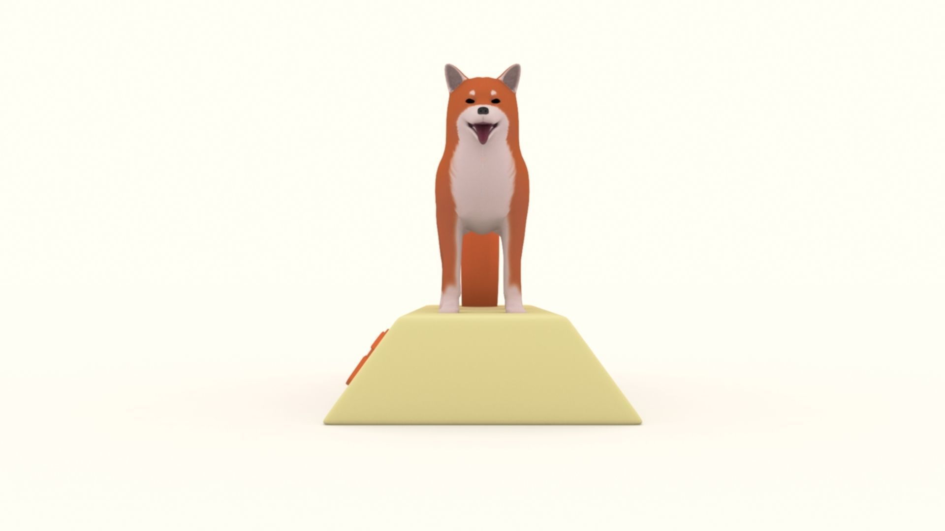 D for Dog Model 3D print model_3