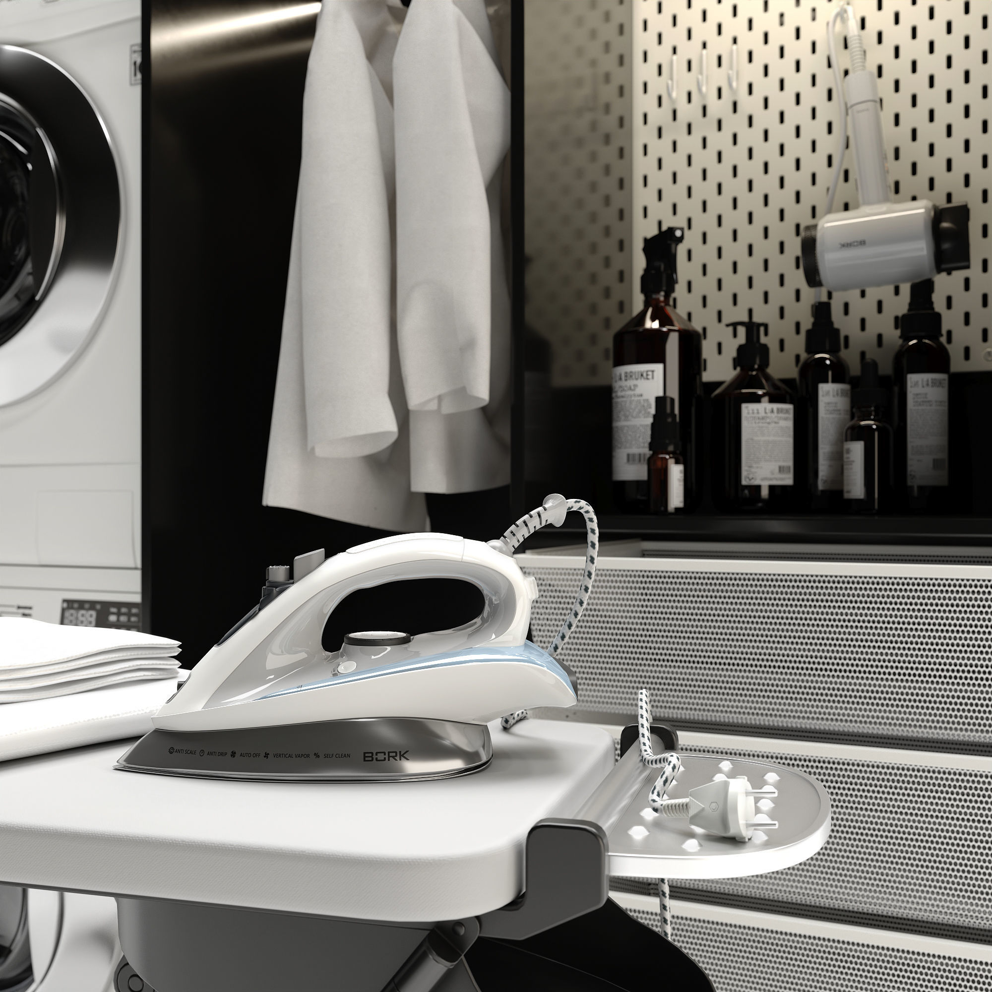 Laundry room 3D model_1