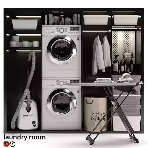 Laundry room 3D model