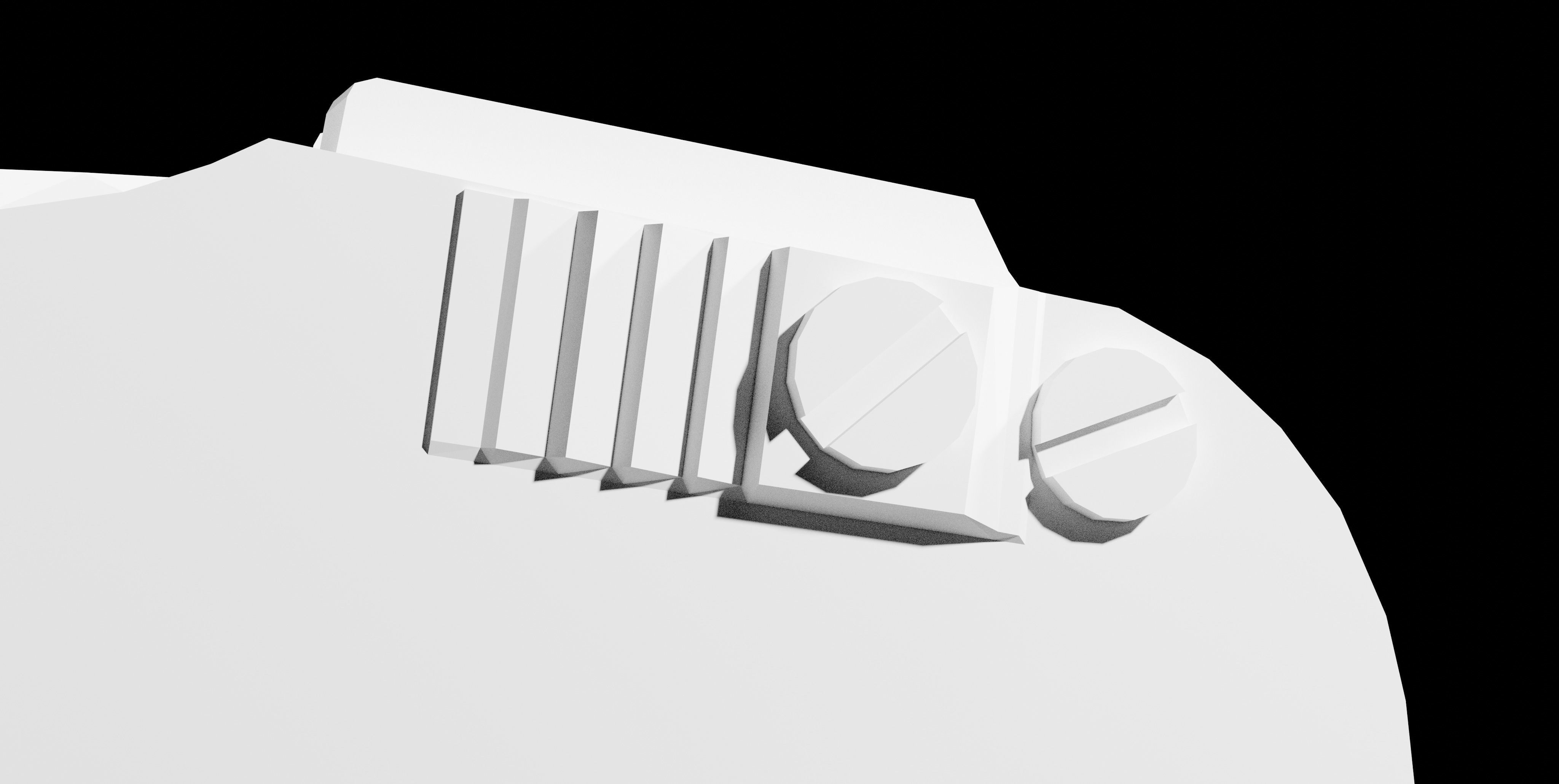 Browning FN M1900 Pistol Low-poly 3D model_29