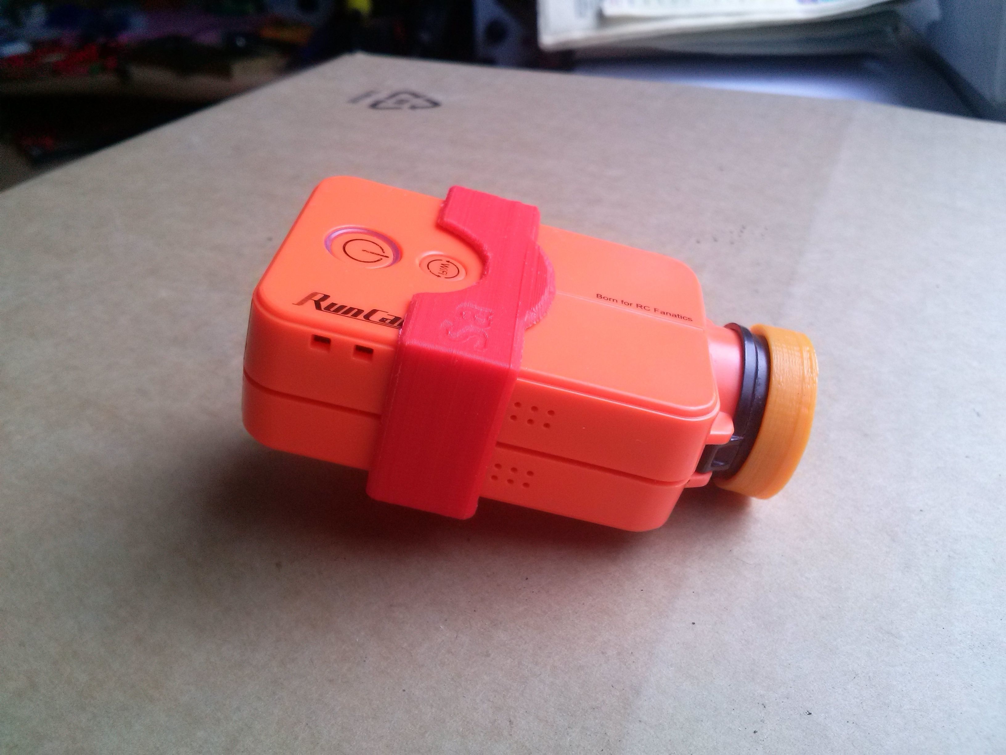  Body for Runcam 2 and Holder case Foxeer HD 3D print model_1