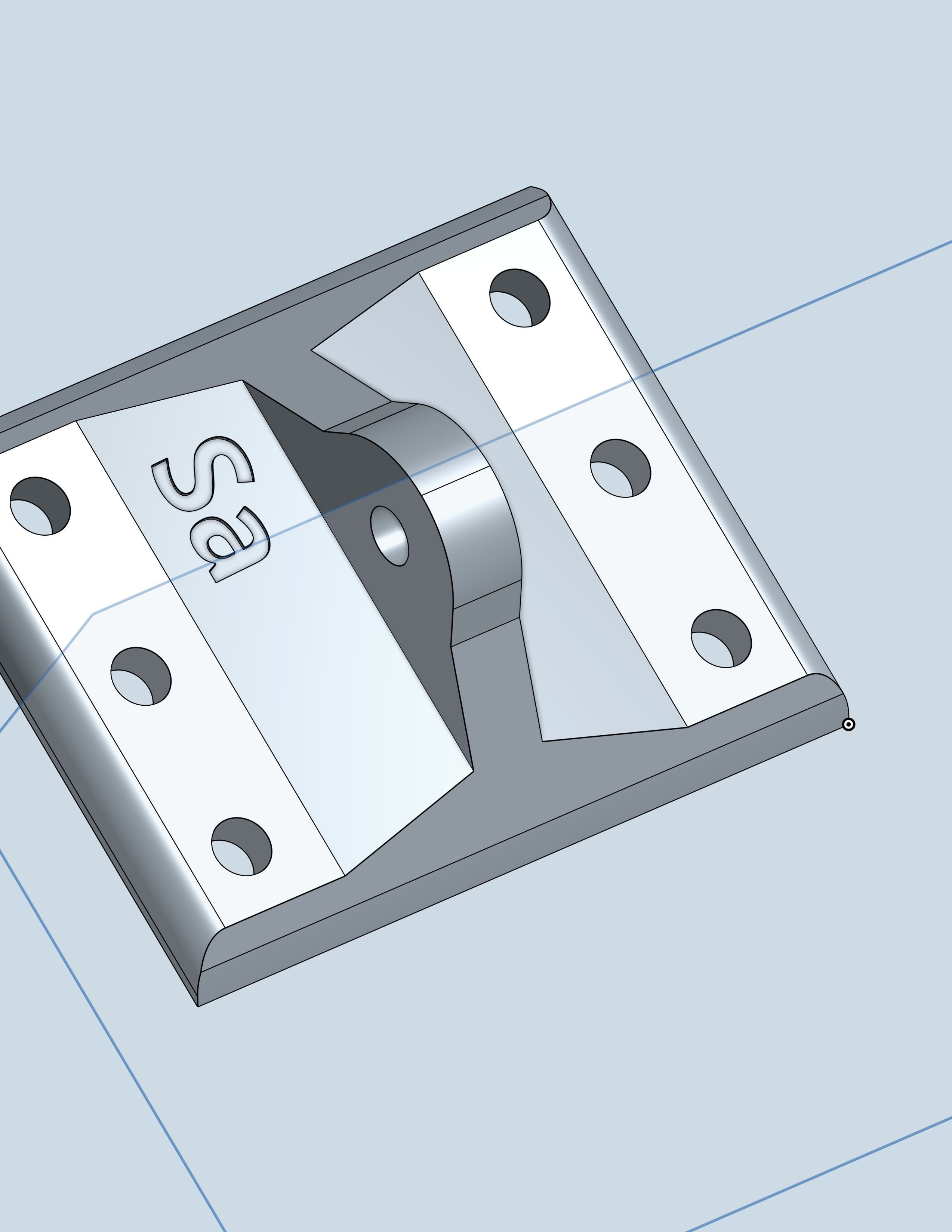  Body for Runcam 2 and Holder case Foxeer HD 3D print model_5