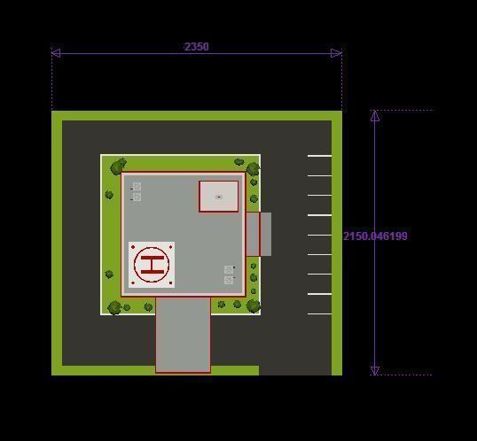 Isometric Cartoon Low Poly Hospital Building 3D model Low-poly 3D model_14