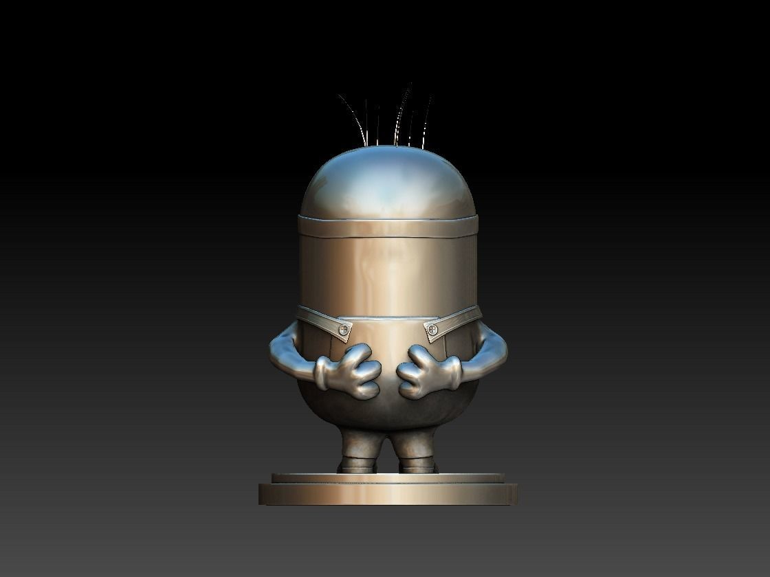 Minion for 3D printing from Despicable me 3D print model_6