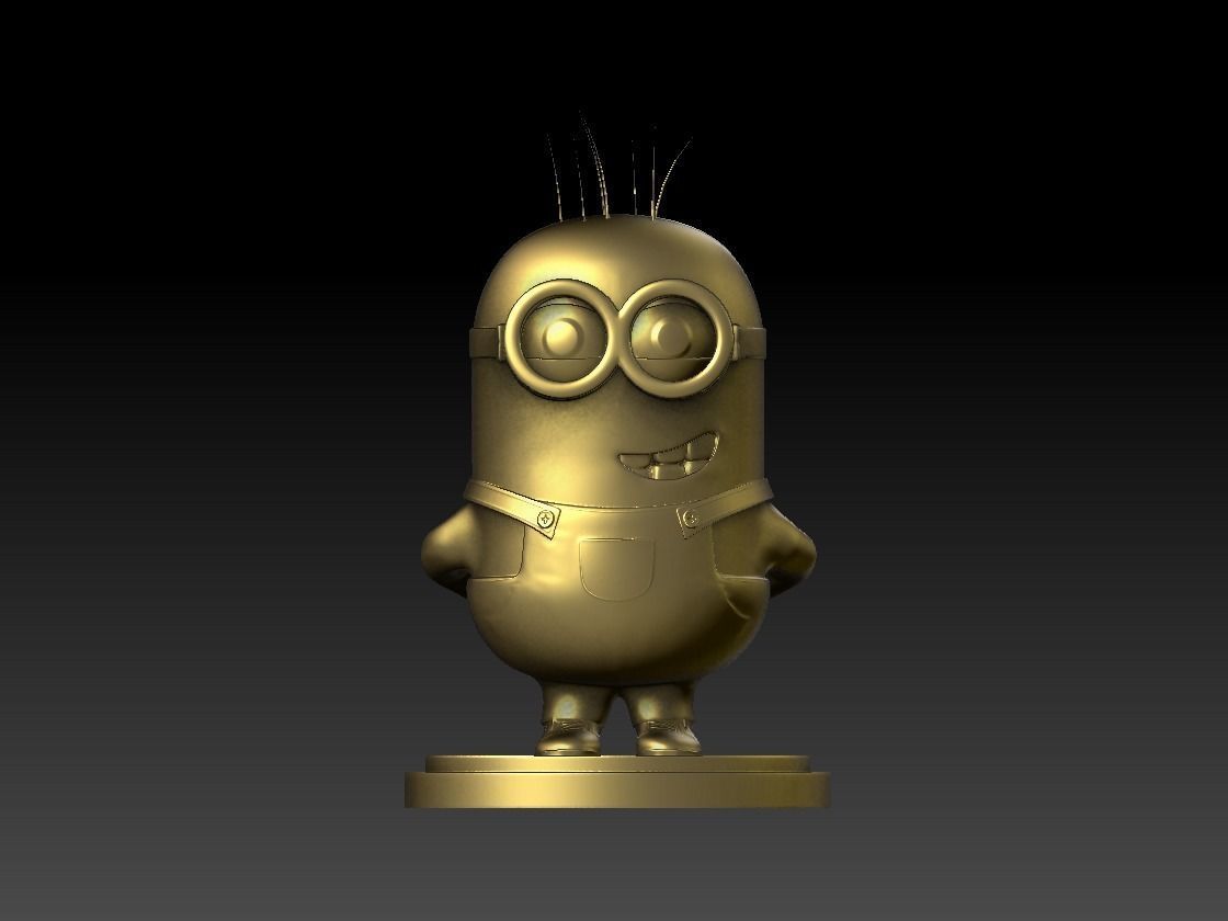 Minion for 3D printing from Despicable me 3D print model_3
