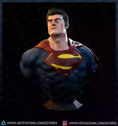 Super-man superman bust