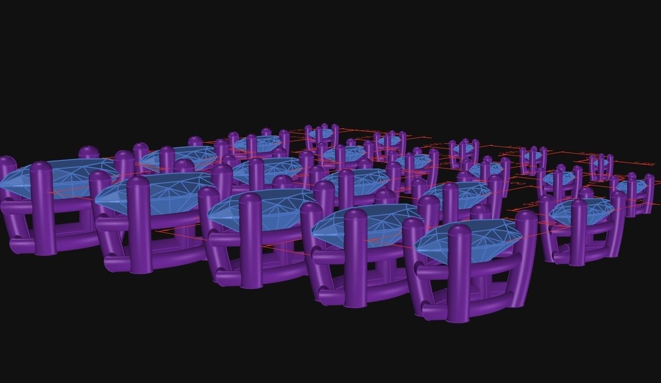 Head - bezel Pear  Marquise 99 part 3D Model Collection_23