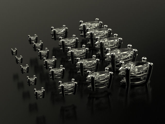 Head - bezel Pear  Marquise 99 part 3D Model Collection_17