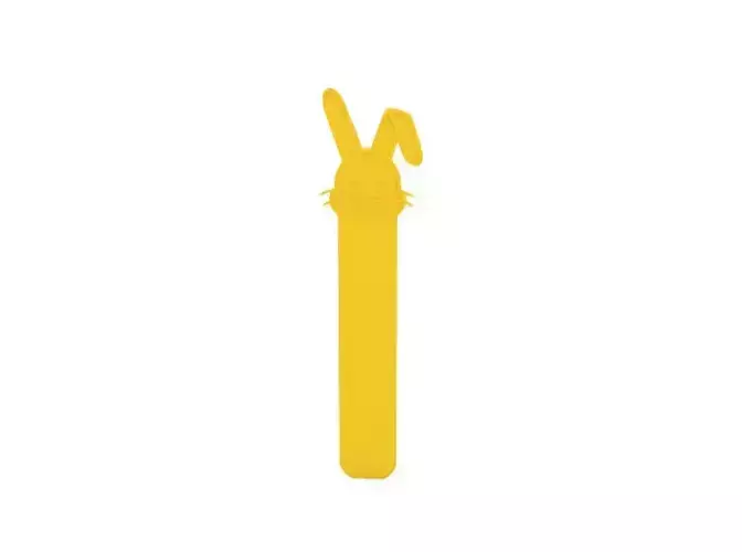 Bookmark plastic bunny rabbit