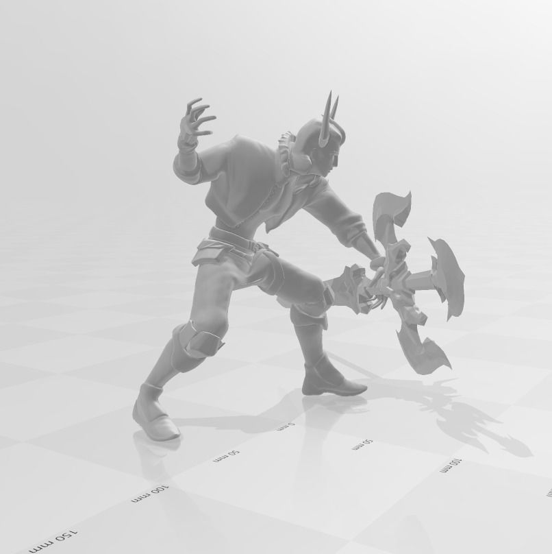 Lunar Beast Viego 3D Model 3D print model_3