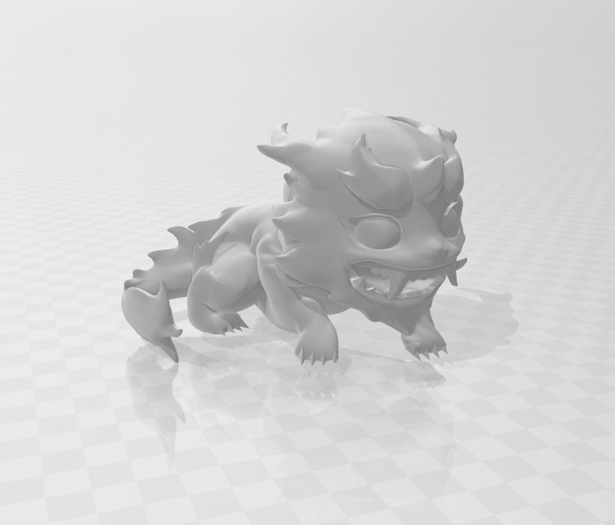 Lunar Beast Viego 3D Model 3D print model_4