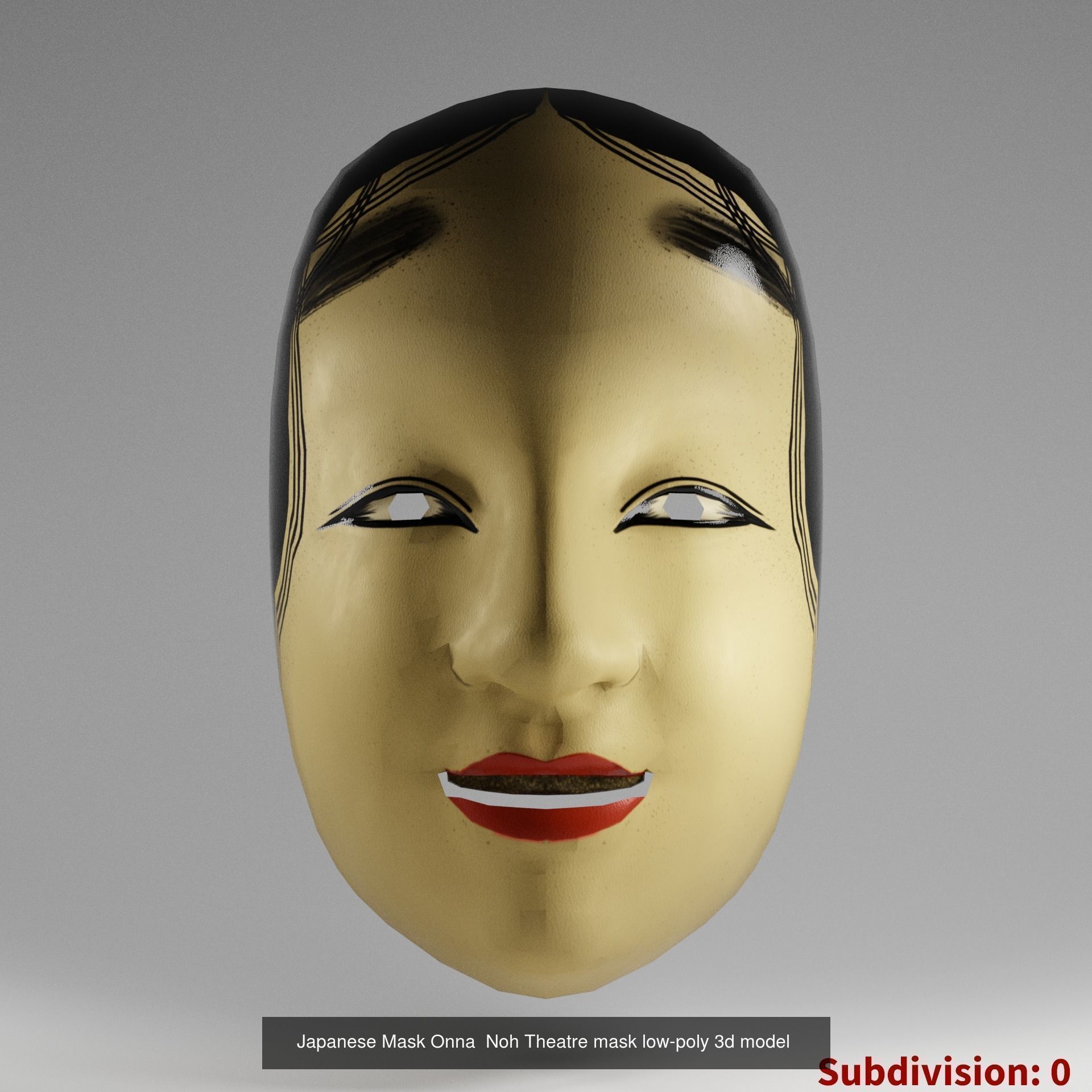 Collection of Japanese Masks Noh theater masks  _2