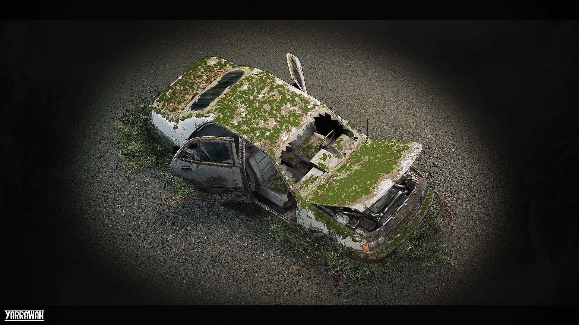 Procedural Vehicles - Sedan UE4 UE5 Low-poly 3D model_16