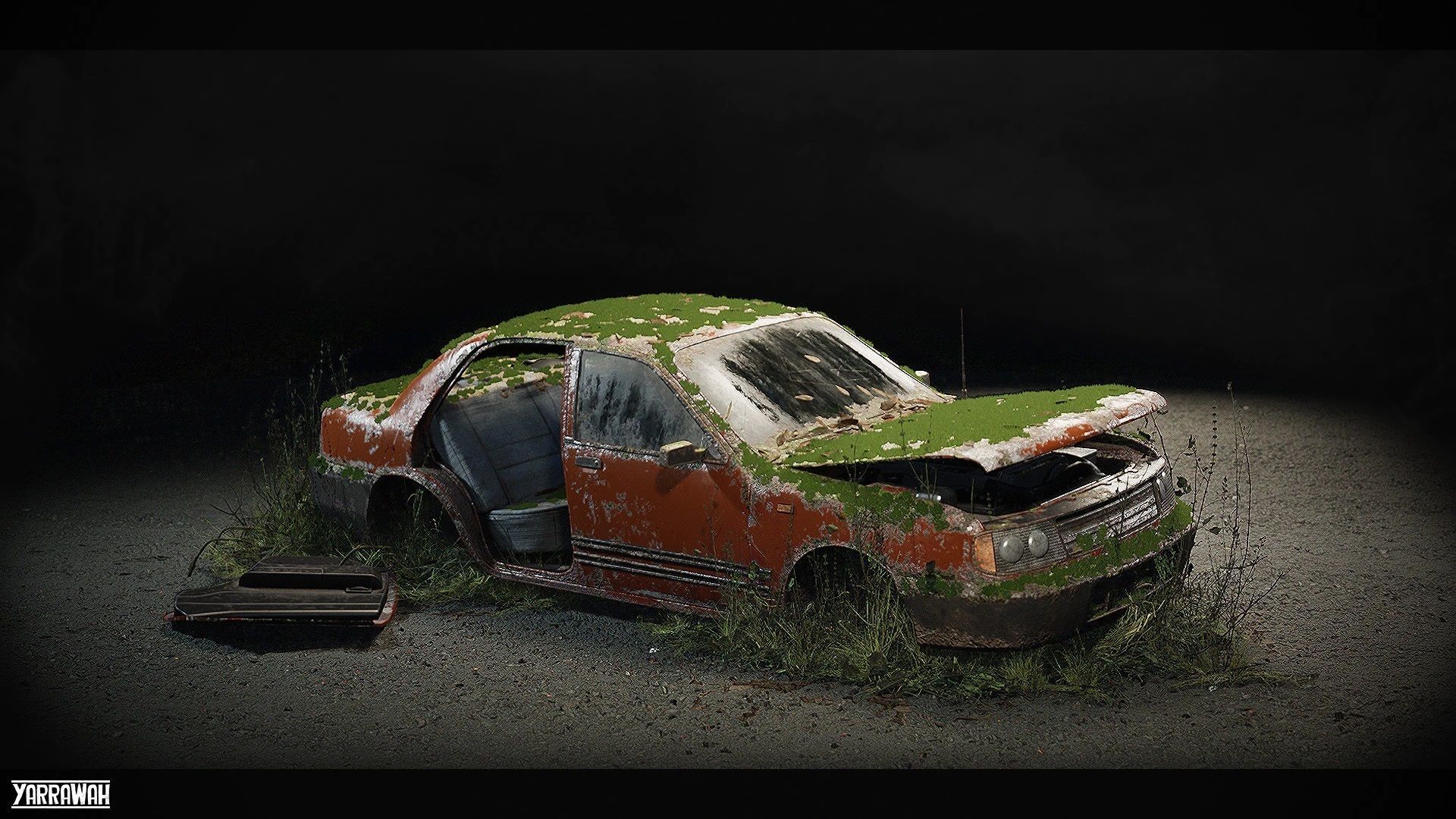 Procedural Vehicles - Sedan UE4 UE5 Low-poly 3D model_6