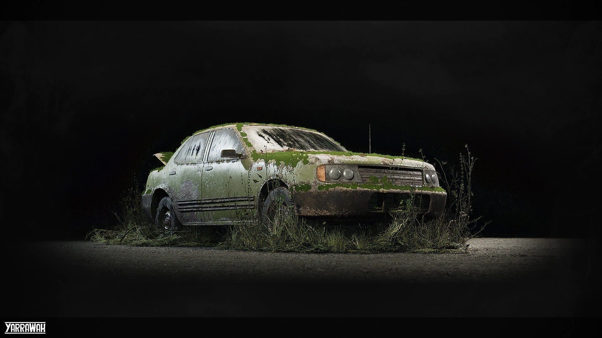 Procedural Vehicles - Sedan UE4 UE5 Low-poly 3D model_9