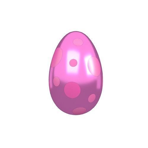 Dinosaur Egg v2 002 Low-poly 3D model