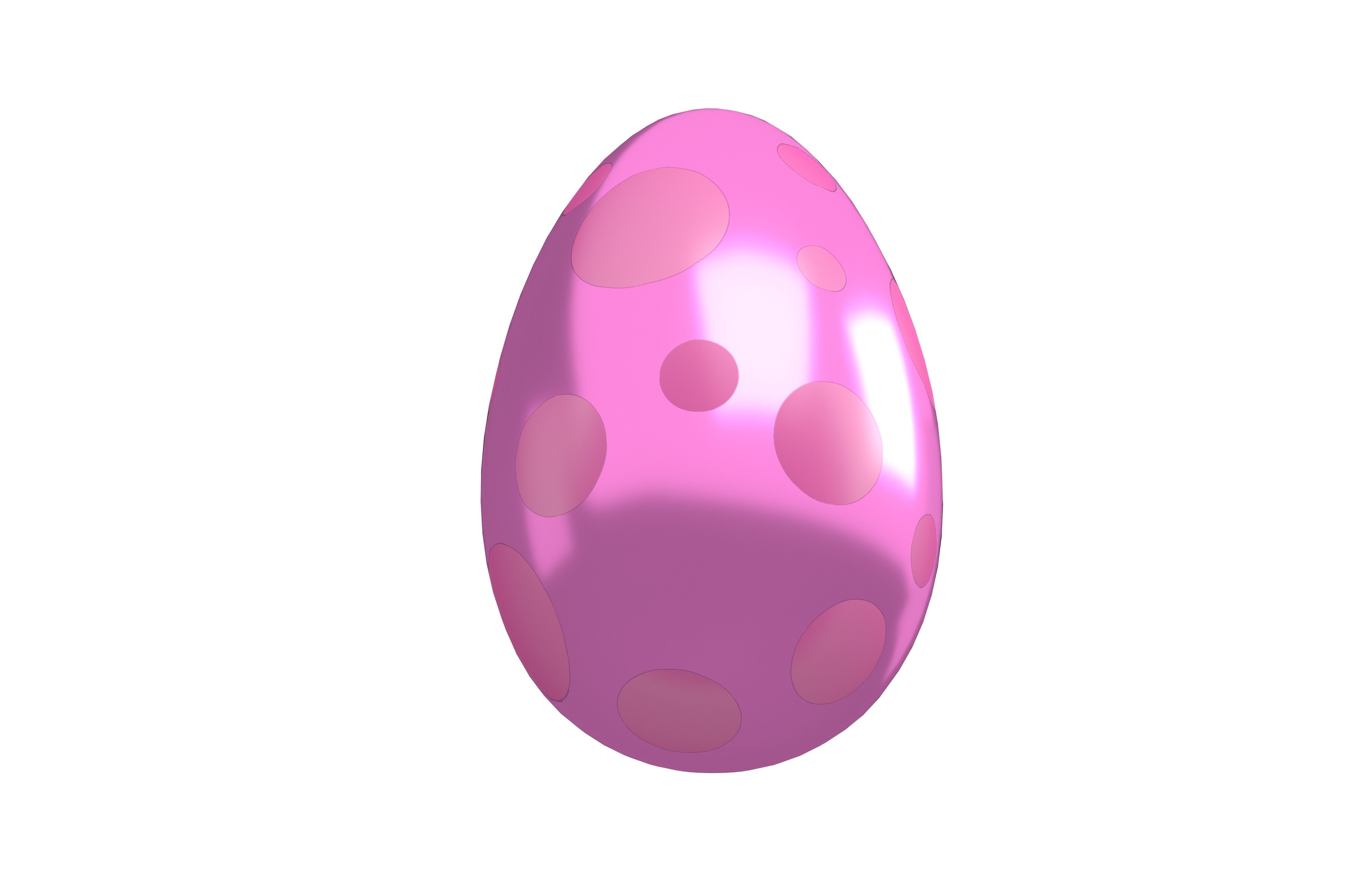Dinosaur Egg v2 002 Low-poly 3D model_1