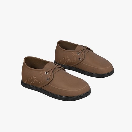 shoes with stitches 3D model