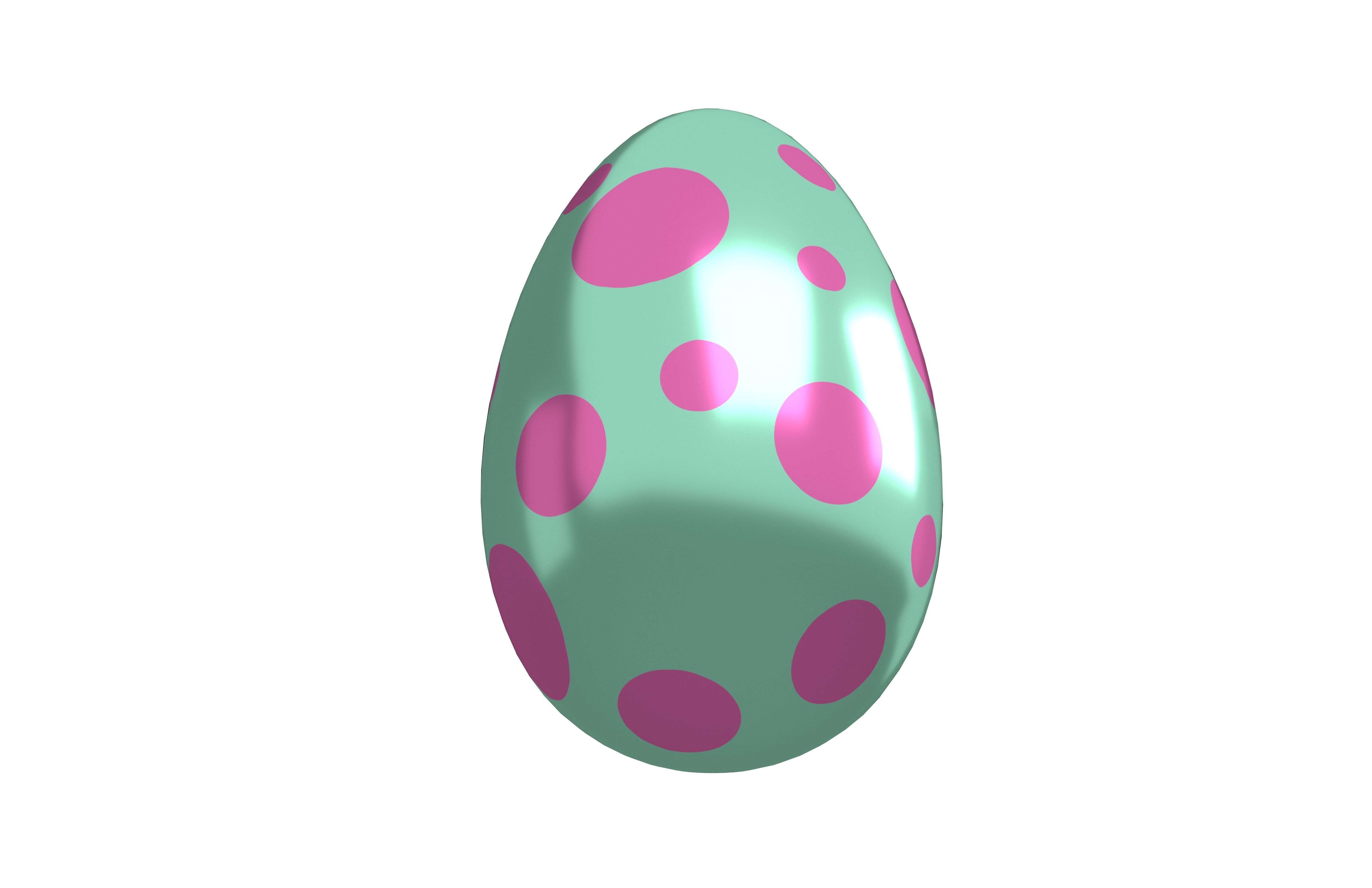 Dinosaur Egg v2 005 Low-poly 3D model_3
