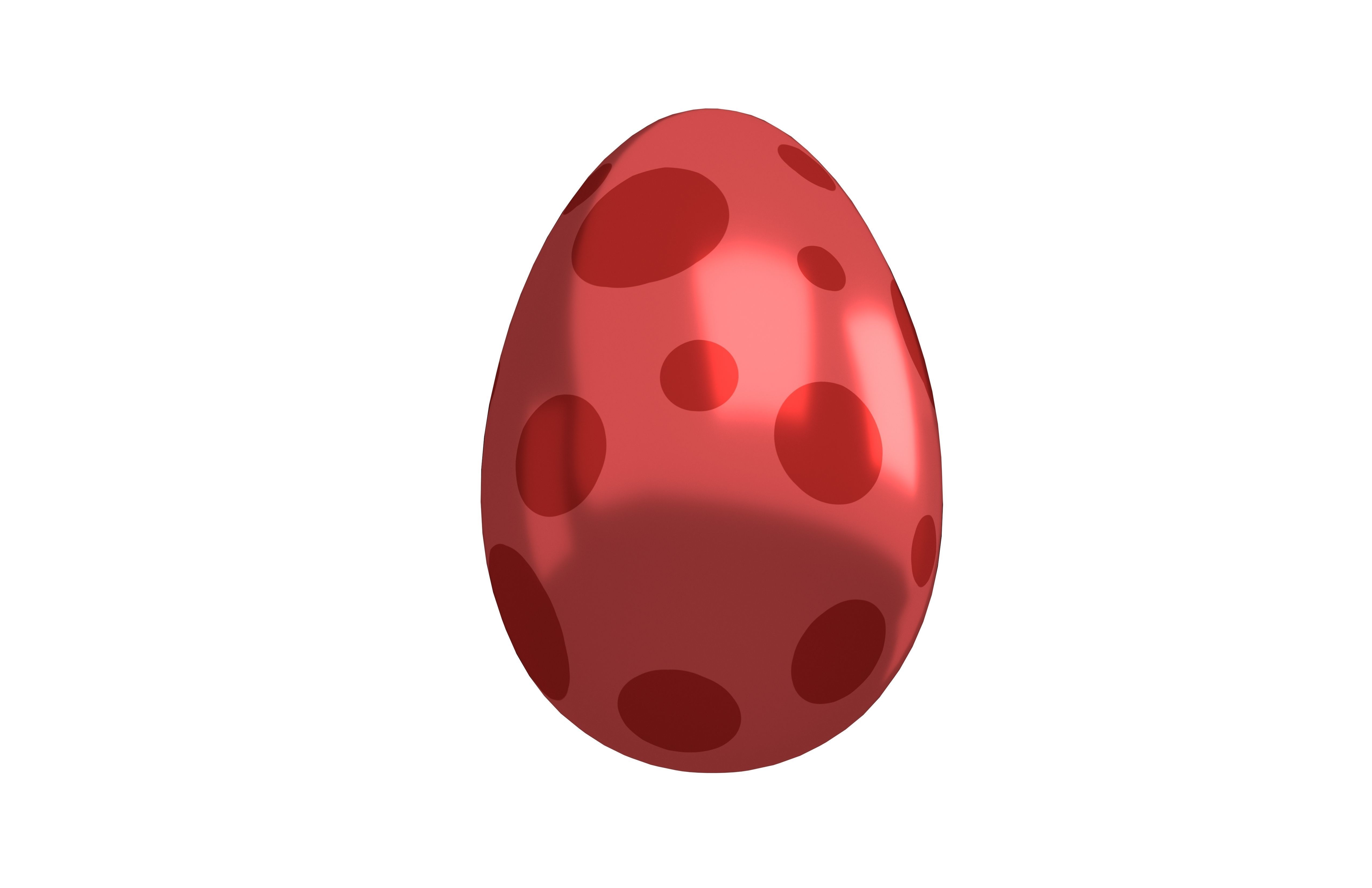 Dinosaur Egg v2 007 Low-poly 3D model_3
