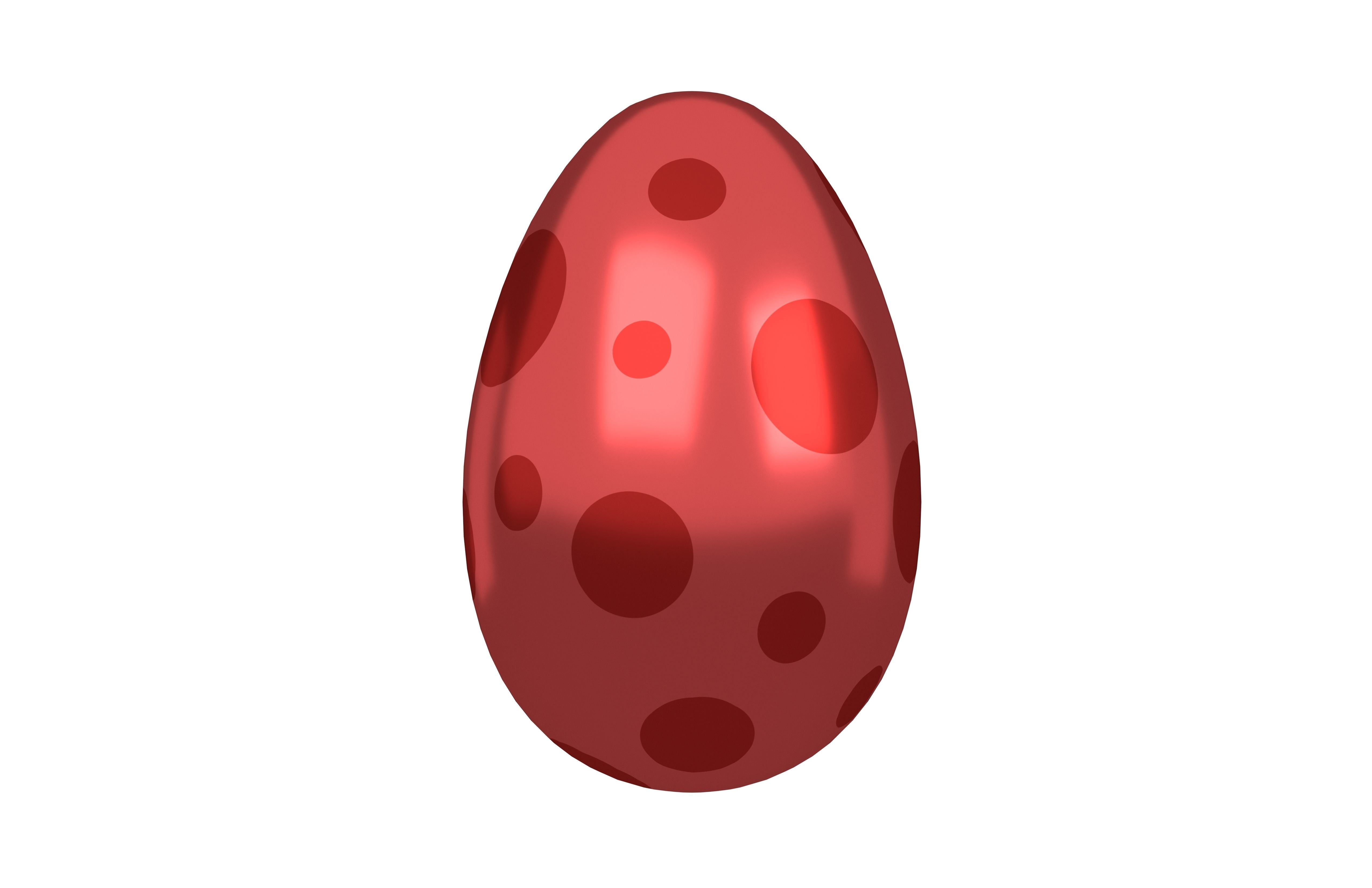 Dinosaur Egg v2 007 Low-poly 3D model_1