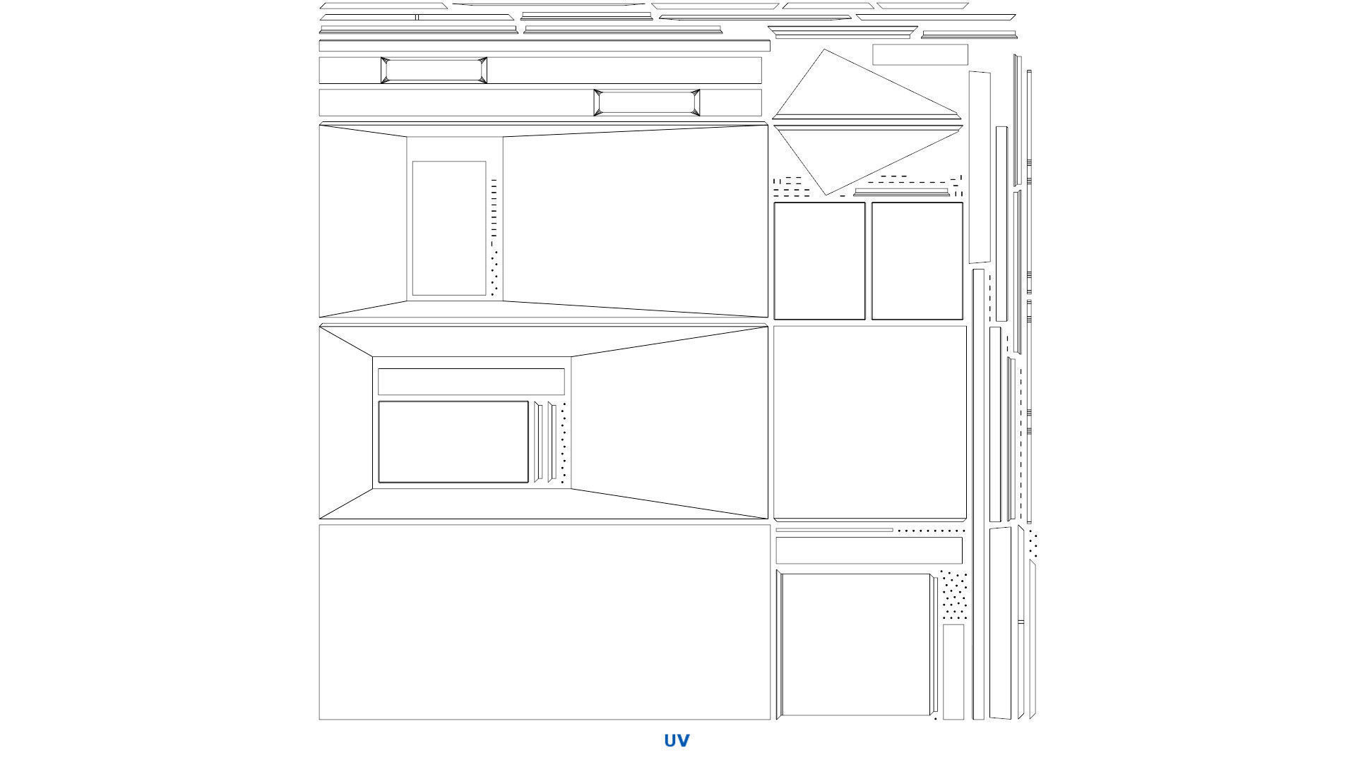 Building 5A Low-poly 3D model_17