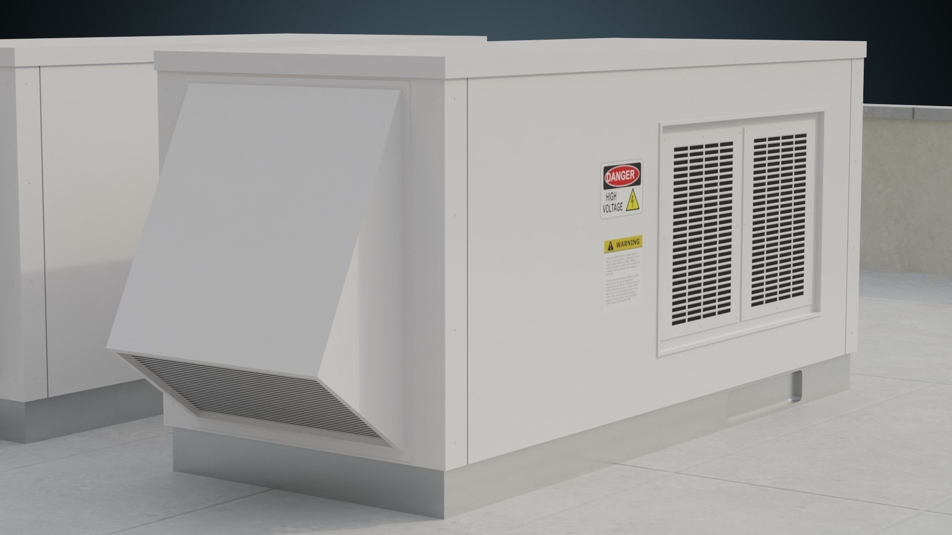 Building 5A Low-poly 3D model_8