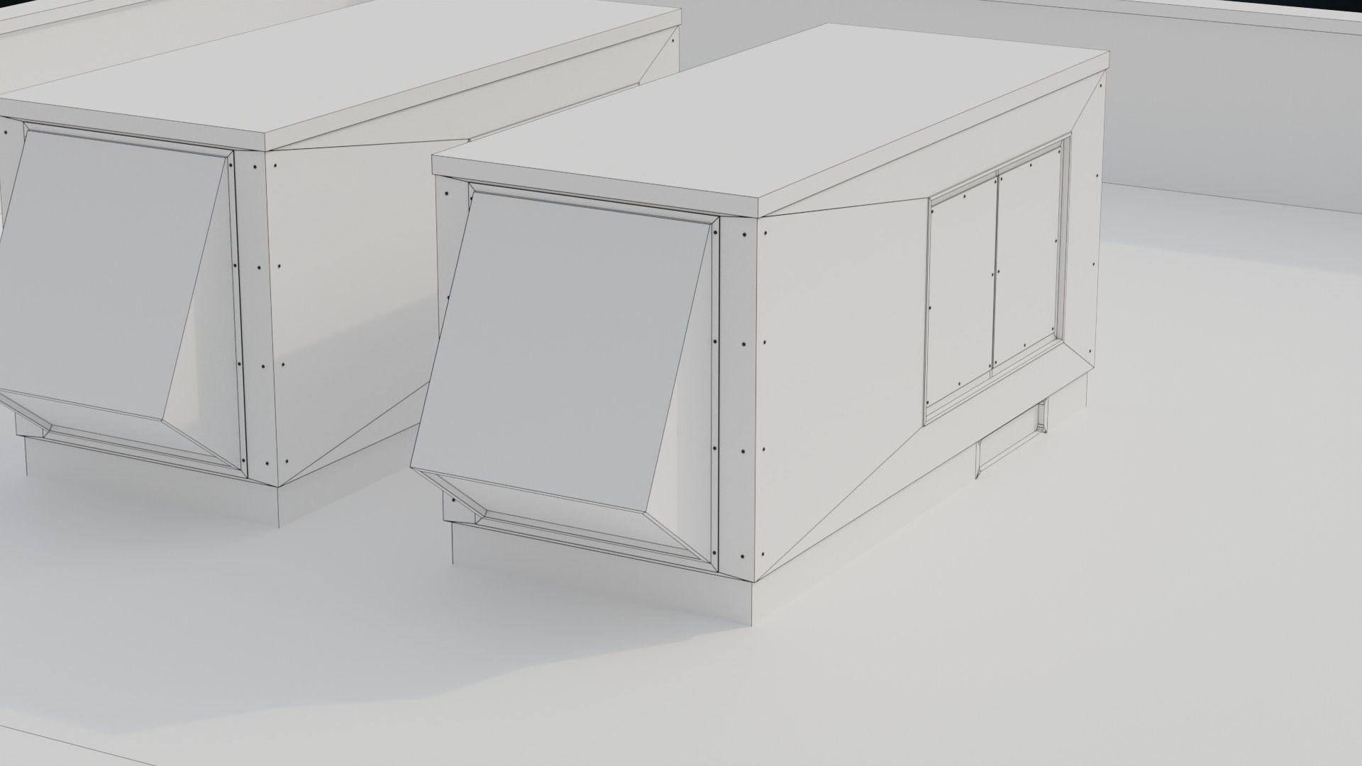 Building 5A Low-poly 3D model_11