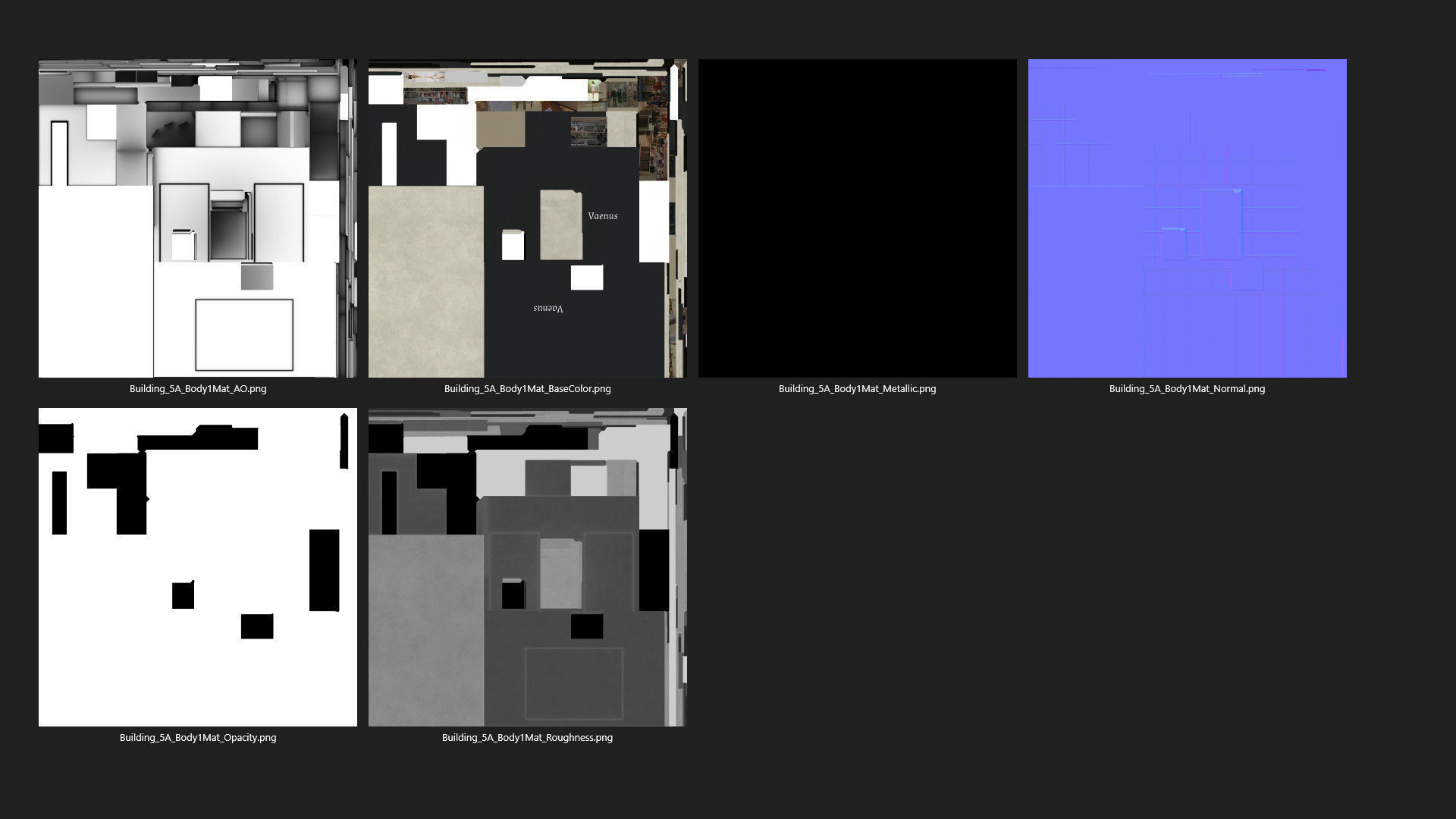 Building 5A Low-poly 3D model_14