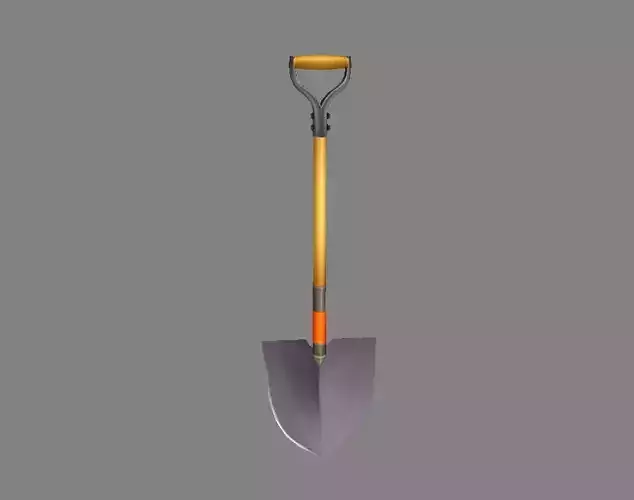 Cartoon farm tool - spade