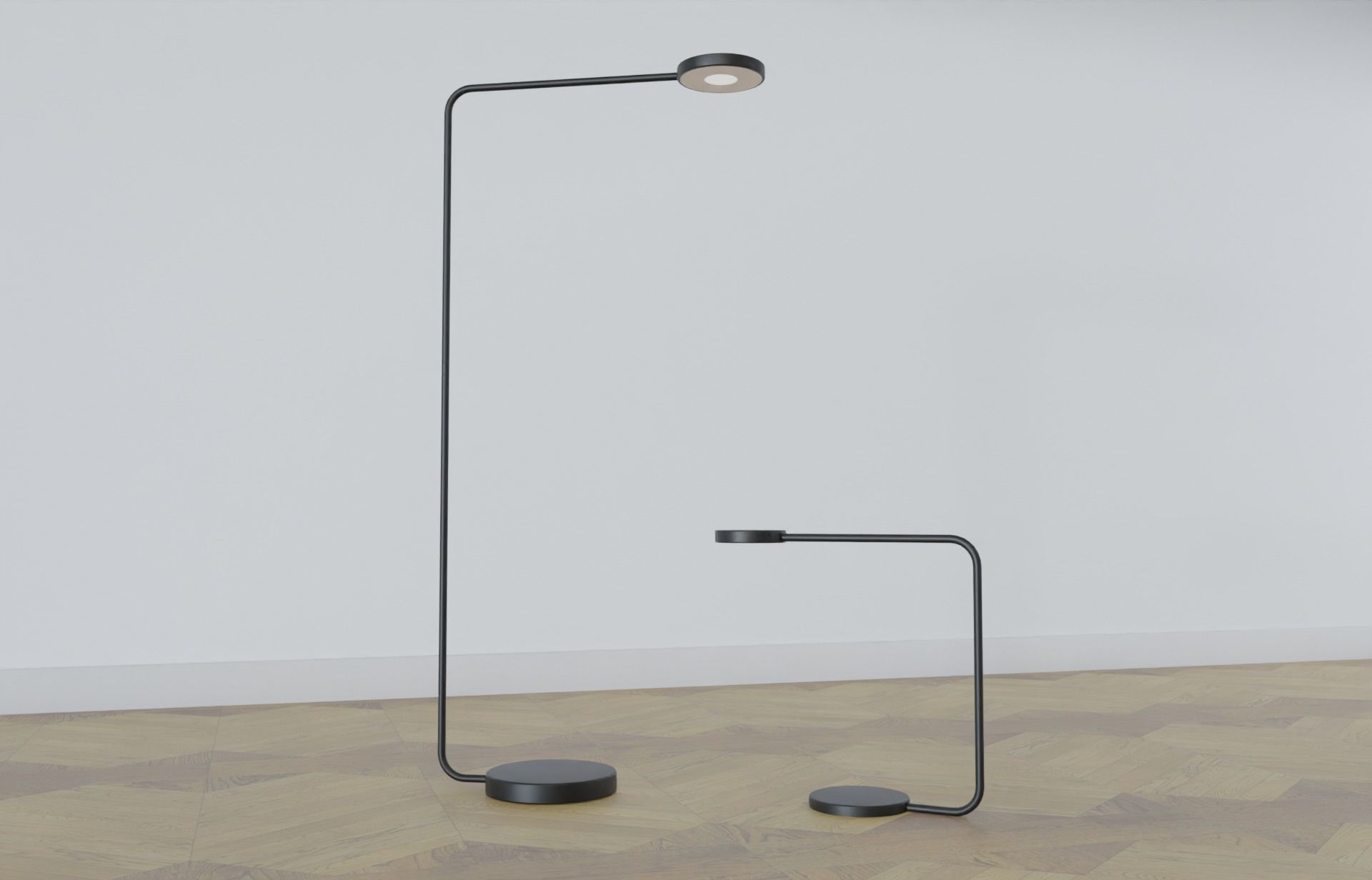 3D model Ypperlig Lamps IKEA Hay Light LED Family VR / AR / low