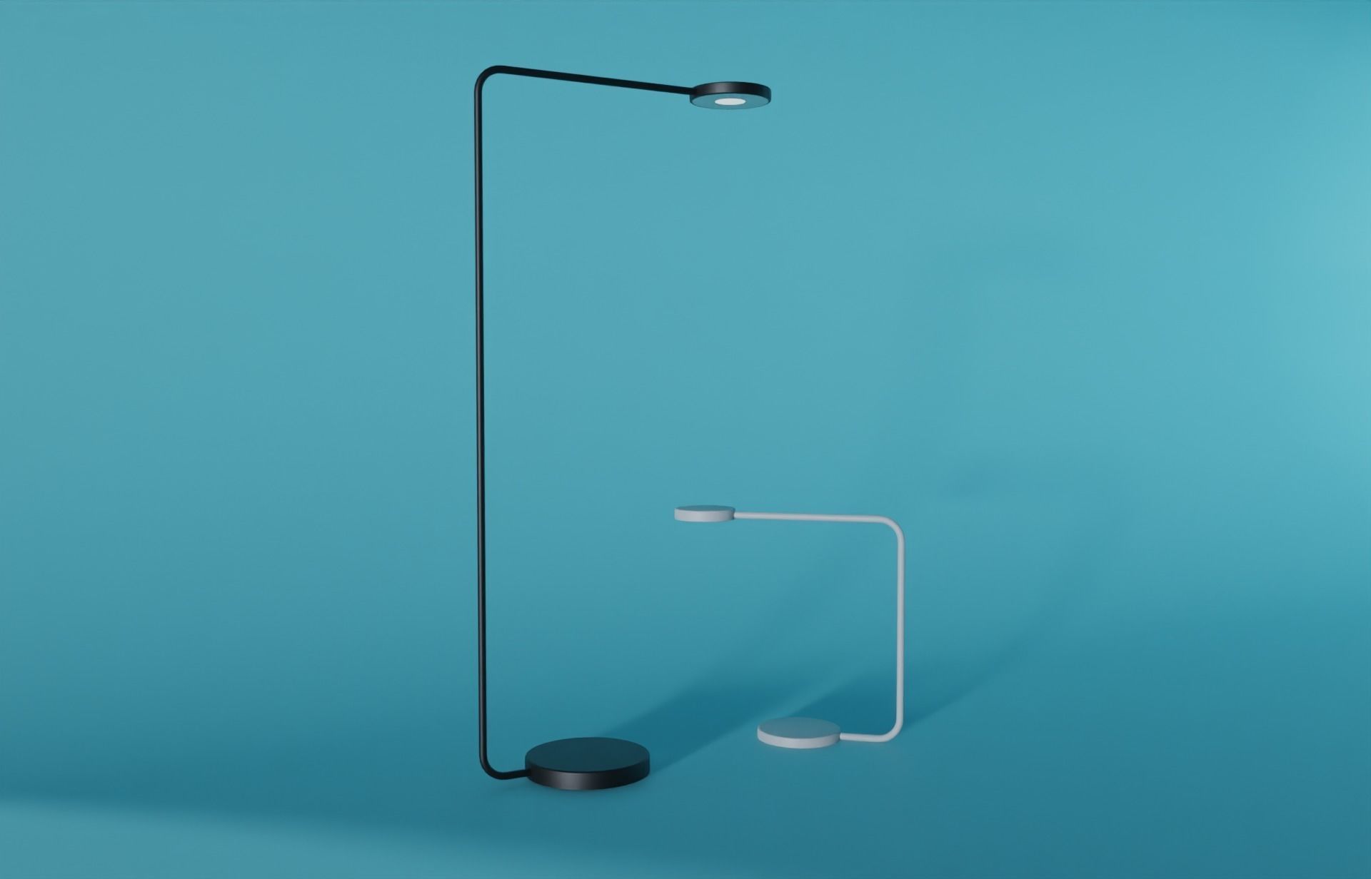 3D model Ypperlig Lamps IKEA Hay Light LED Family VR / AR / low